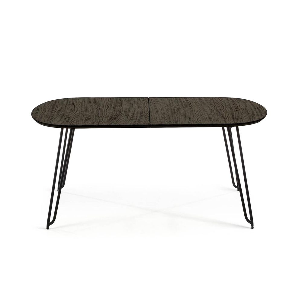 Uitschuifbare tafel MILIAN - Zwart KAV NR009M01