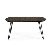 Uitschuifbare tafel MILIAN - Zwart KAV NR009M01