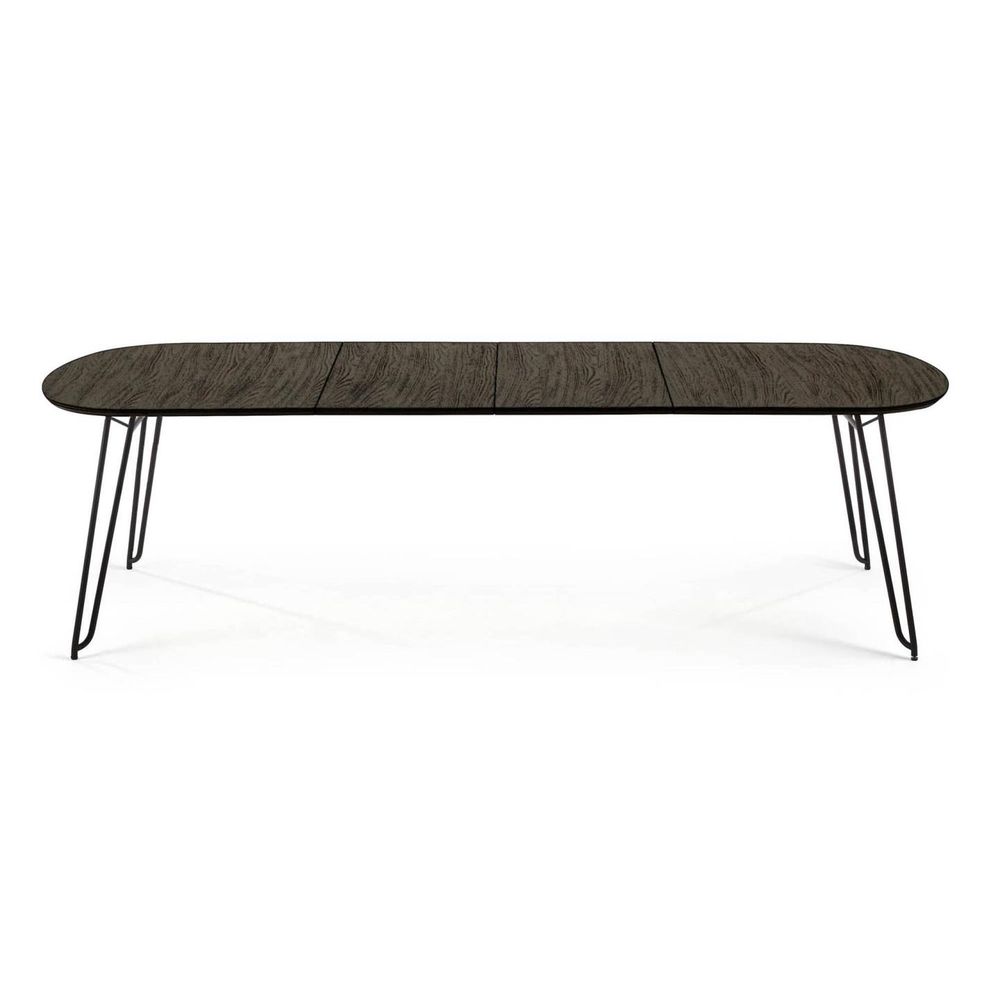 Uitschuifbare tafel MILIAN - Zwart KAV NR009M01