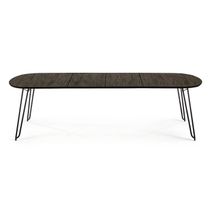 Uitschuifbare tafel MILIAN - Zwart KAV NR009M01