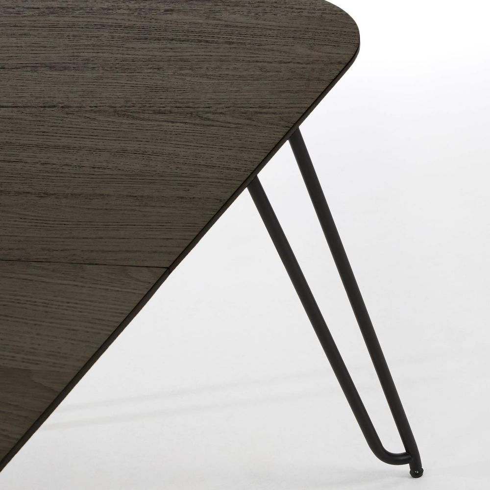 Uitschuifbare tafel MILIAN - Zwart KAV NR009M01