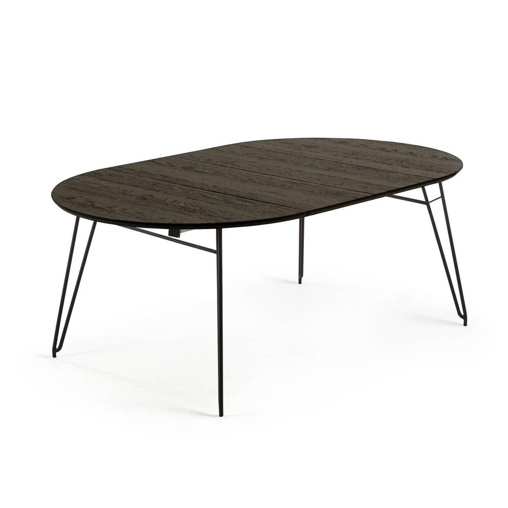 Uitschuifbare tafel MILIAN - Zwart KAV NR008M01