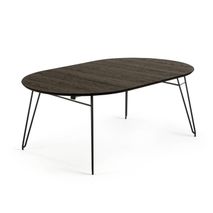 Uitschuifbare tafel MILIAN - Zwart KAV NR008M01