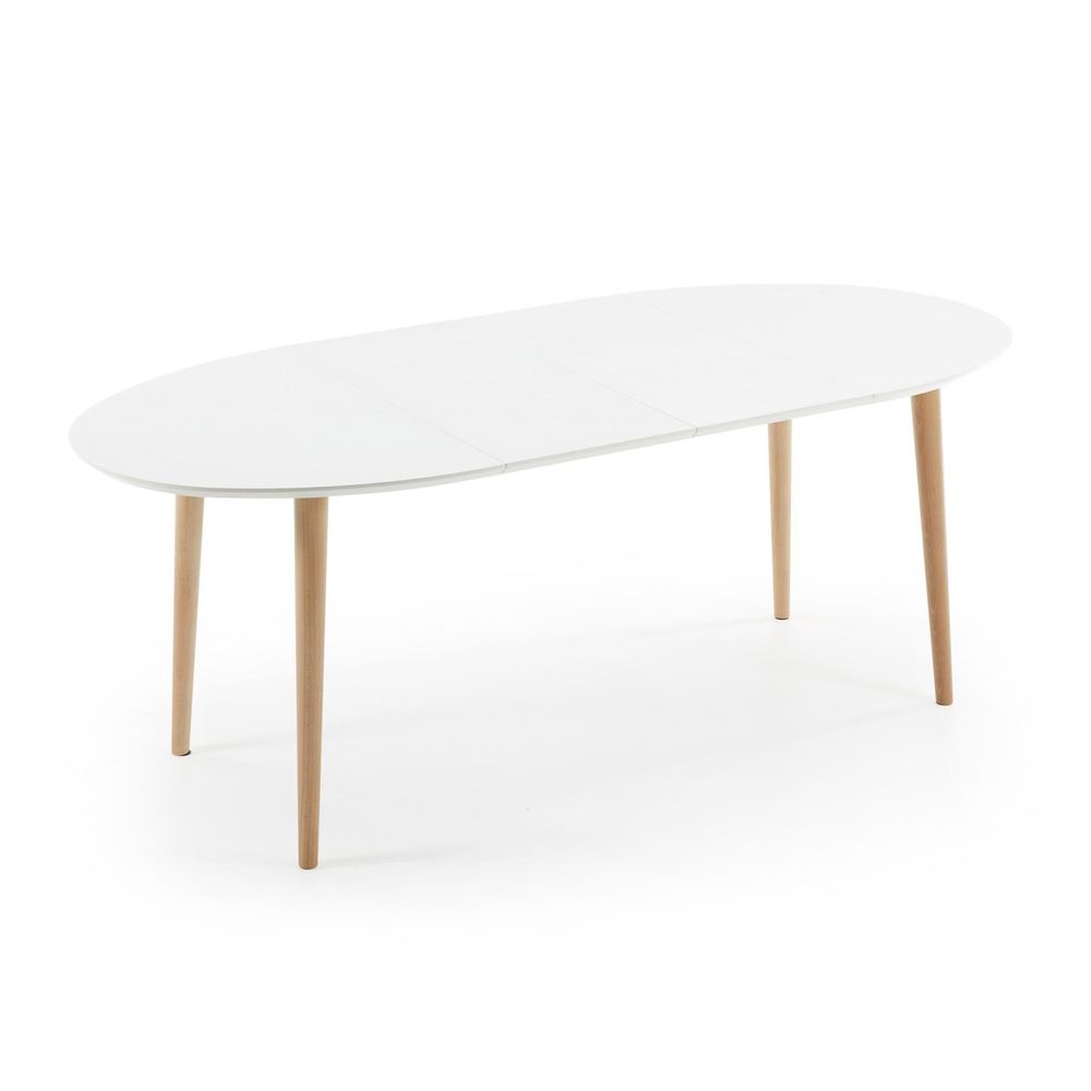 Uitschuifbare eetkamertafel OQUI - Wit KAV EC305L33