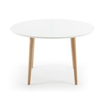Uitschuifbare eetkamertafel OQUI - Wit KAV EC305L33