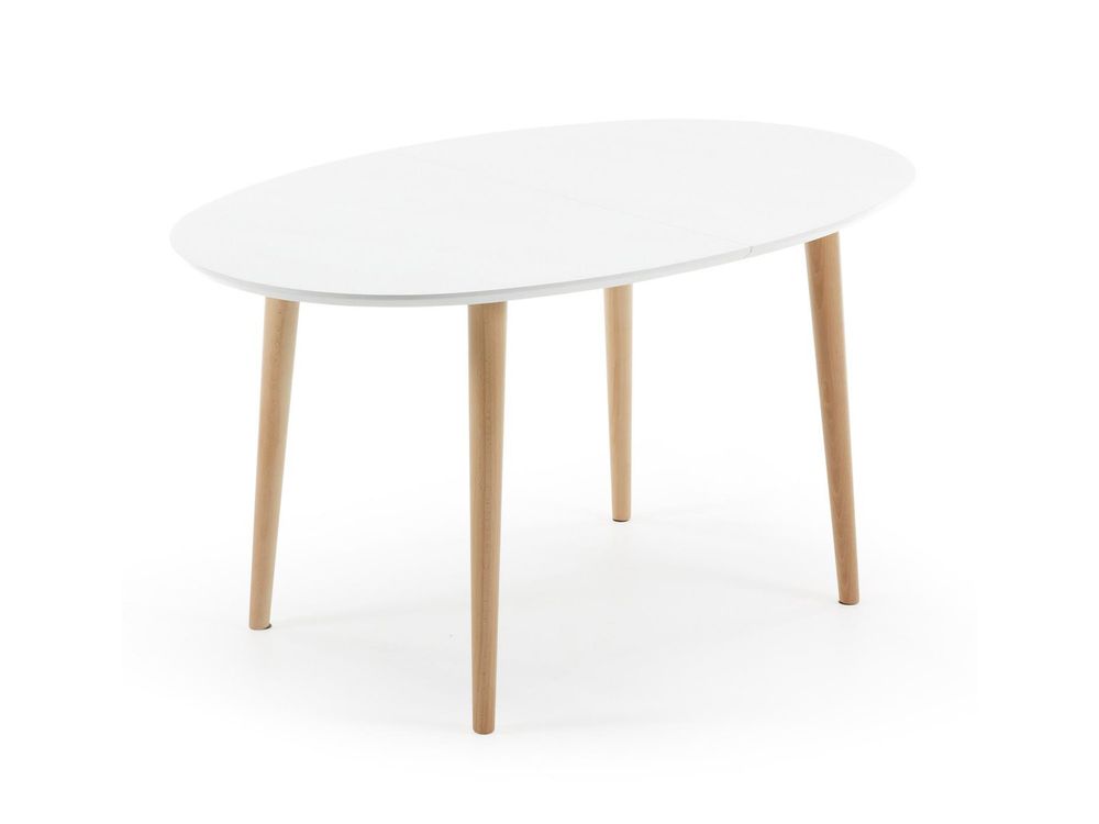 Uitschuifbare eetkamertafel OQUI - Wit KAV EC307L33