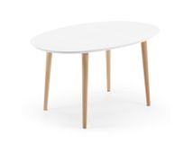 Uitschuifbare eetkamertafel OQUI - Wit KAV EC307L33