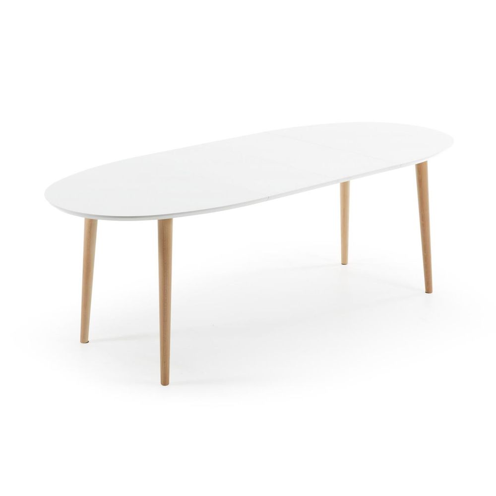 Uitschuifbare eetkamertafel OQUI - Wit KAV EC307L33