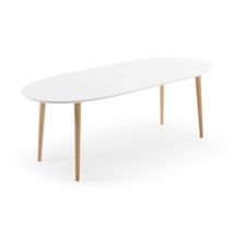 Uitschuifbare eetkamertafel OQUI - Wit KAV EC307L33