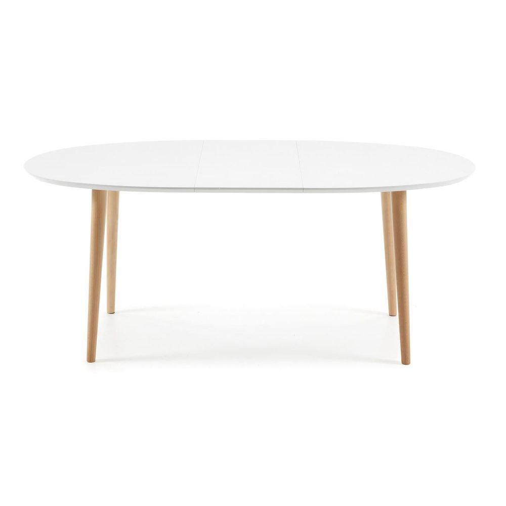 Uitschuifbare eetkamertafel OQUI - Wit KAV EC307L33