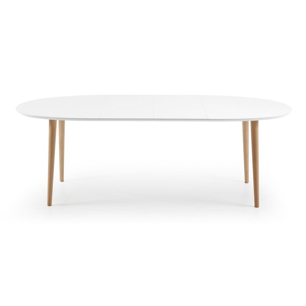 Uitschuifbare eetkamertafel OQUI - Wit KAV EC307L33