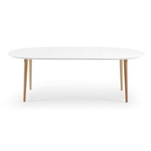 Uitschuifbare eetkamertafel OQUI - Wit KAV EC307L33