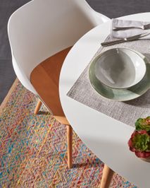 Uitschuifbare eetkamertafel OQUI - Wit KAV EC307L33