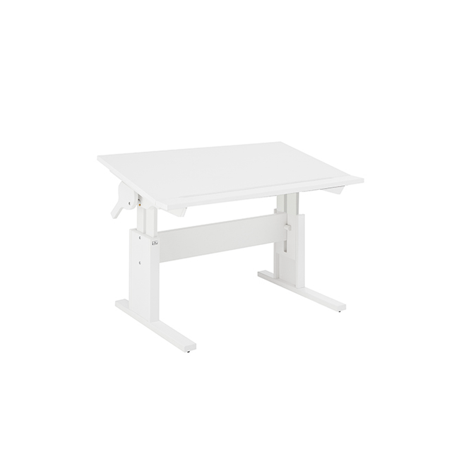 Bureau in hoogte en hoek verstelbaar - Wit