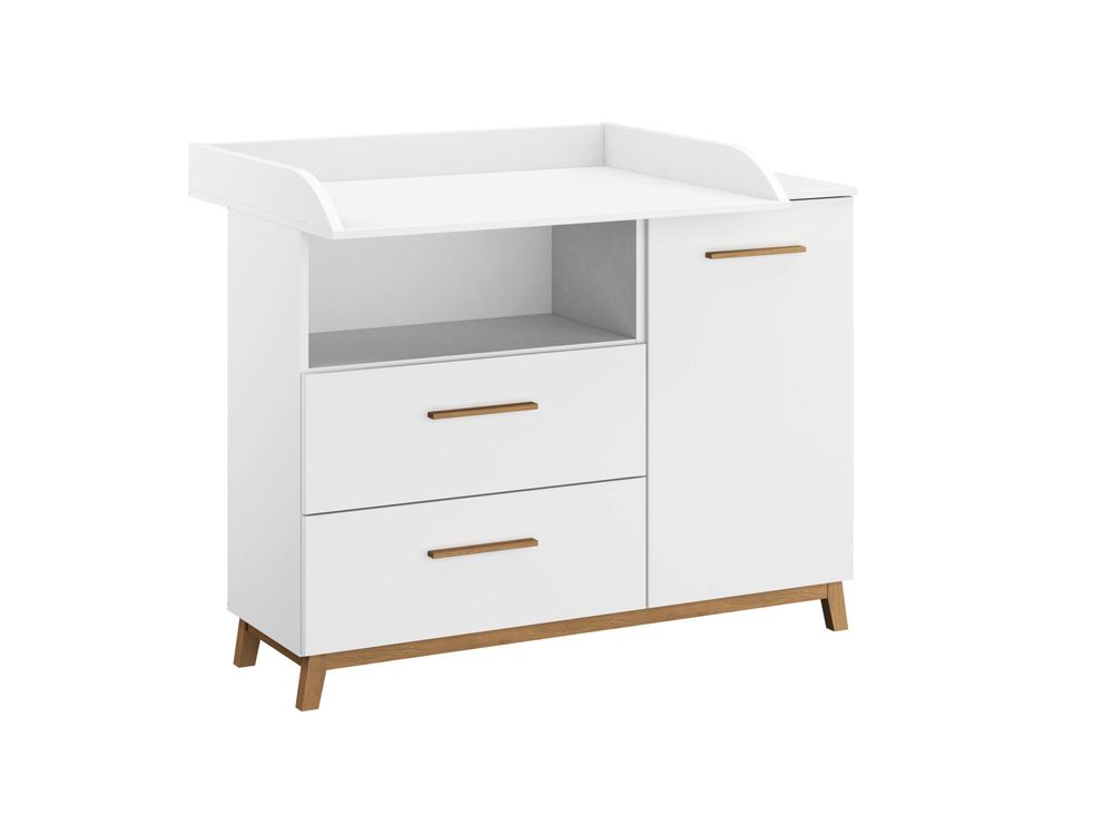 Verzorgingscommode CARLSSON - Wit RCH CR BKMO