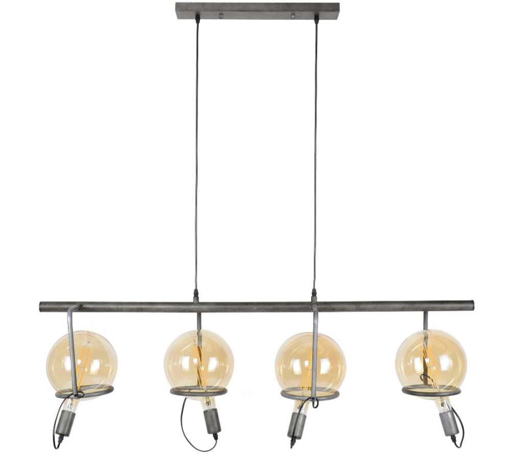 Hanglamp SATURN - Oud zilver ZLS 7745-29