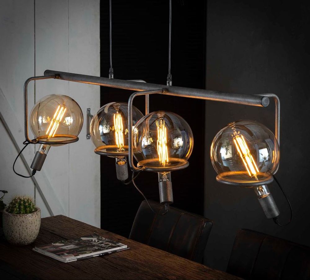 Hanglamp SATURN - Oud zilver ZLS 7745-29