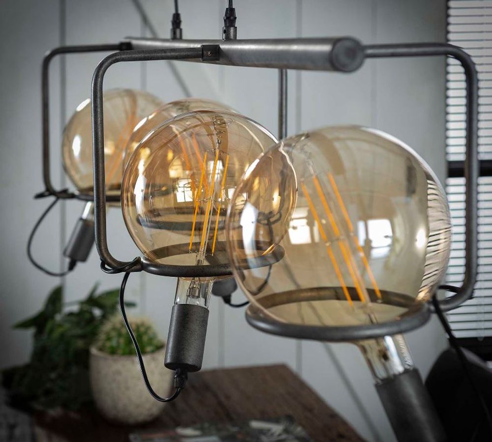 Hanglamp SATURN - Oud zilver ZLS 7745-29