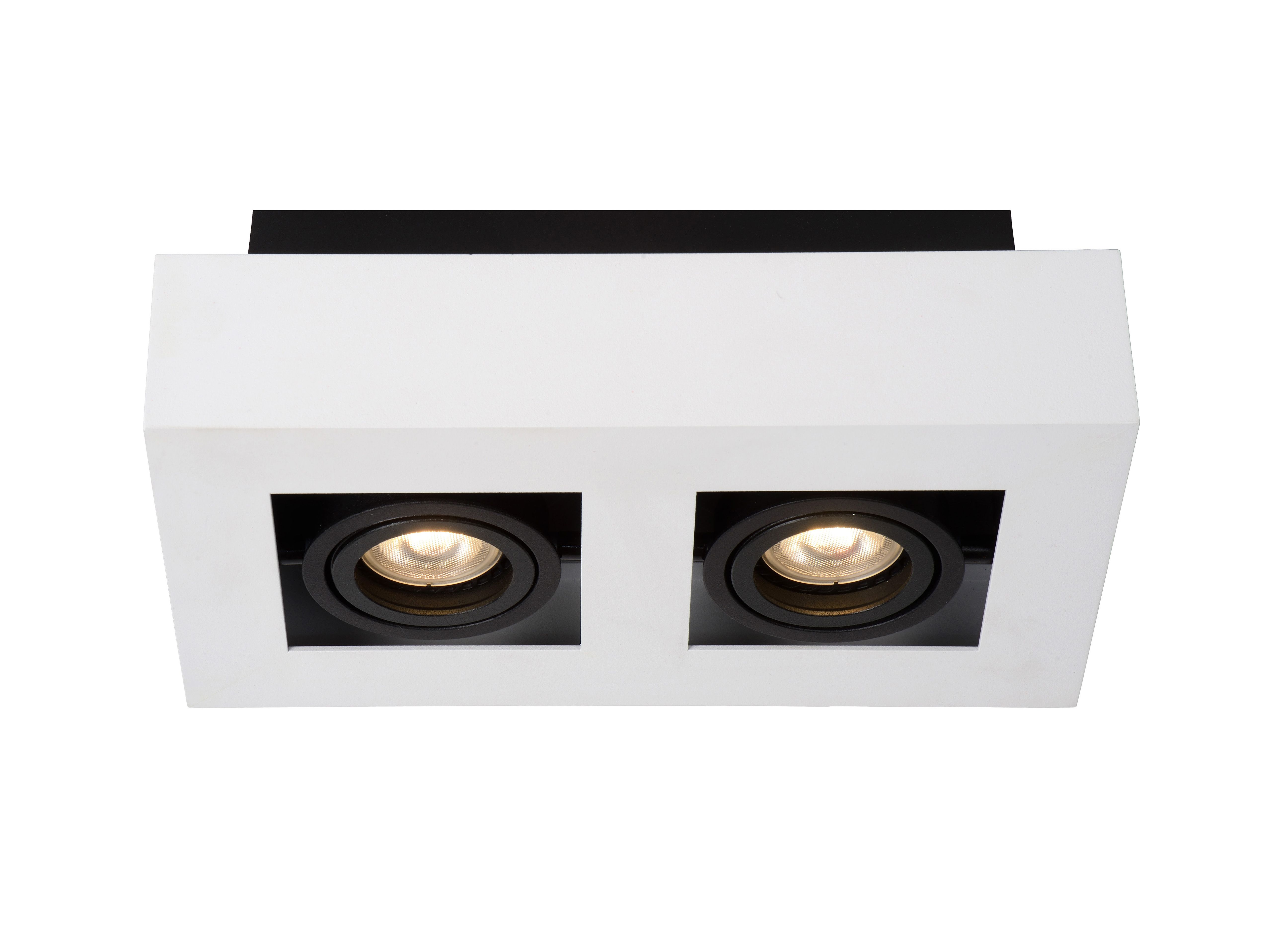Spot XIRAX 2 spots - Zwart LCD091191131