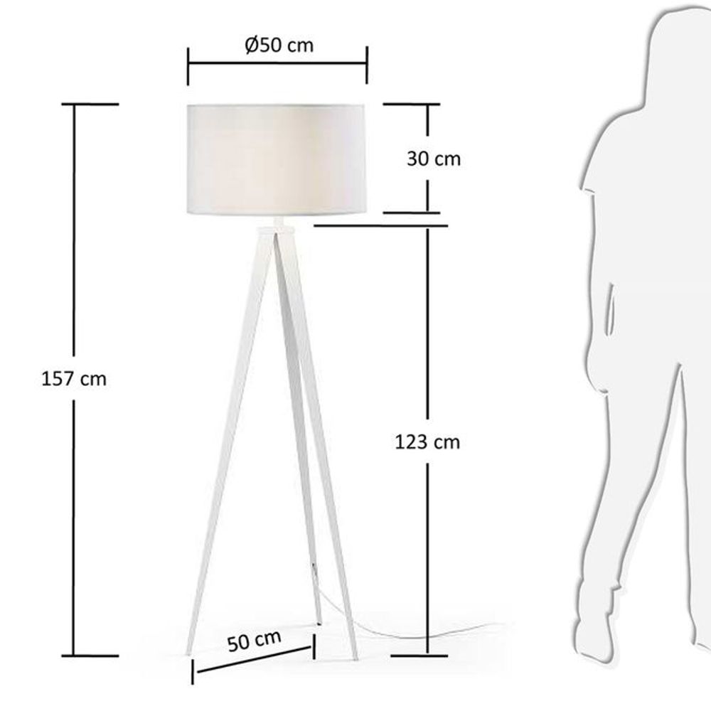 Vloerlamp IGUAZU - Zwart KAV A639E05
