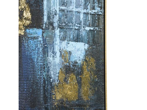 Coco Maison schilderij Blue Abstract | DEBA Meubelen