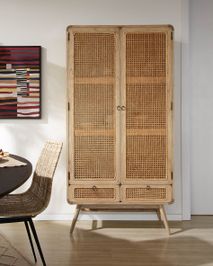 Barkast NALU - Hout/rotan KAV CC1936FN46