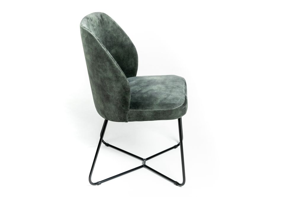 Stoel LEX - Groen velvet PMP LE STP5