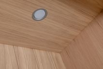 Vitrinekast incl. led BRIGHTON - Smoked oak FDF-7-000143