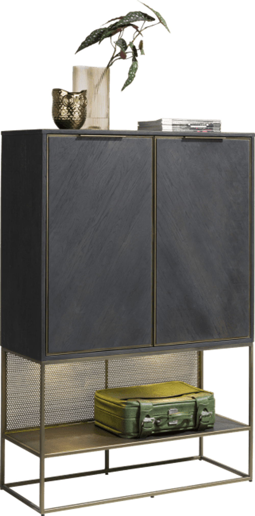 Wandkast CITY - Castle Antraciet HEH 40945-CAN
