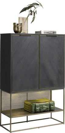 Wandkast CITY - Castle Antraciet HEH 40945-CAN