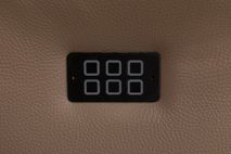 Elektrische relax met batterij ZEUS - Taupe leder MED ZE RXE