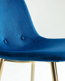 Stoel LISSY - Donkerblauw KAV CC1018J25