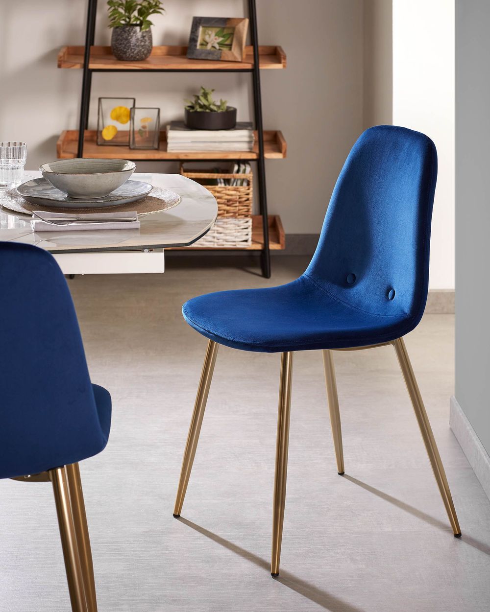 Stoel LISSY - Donkerblauw KAV CC1018J25