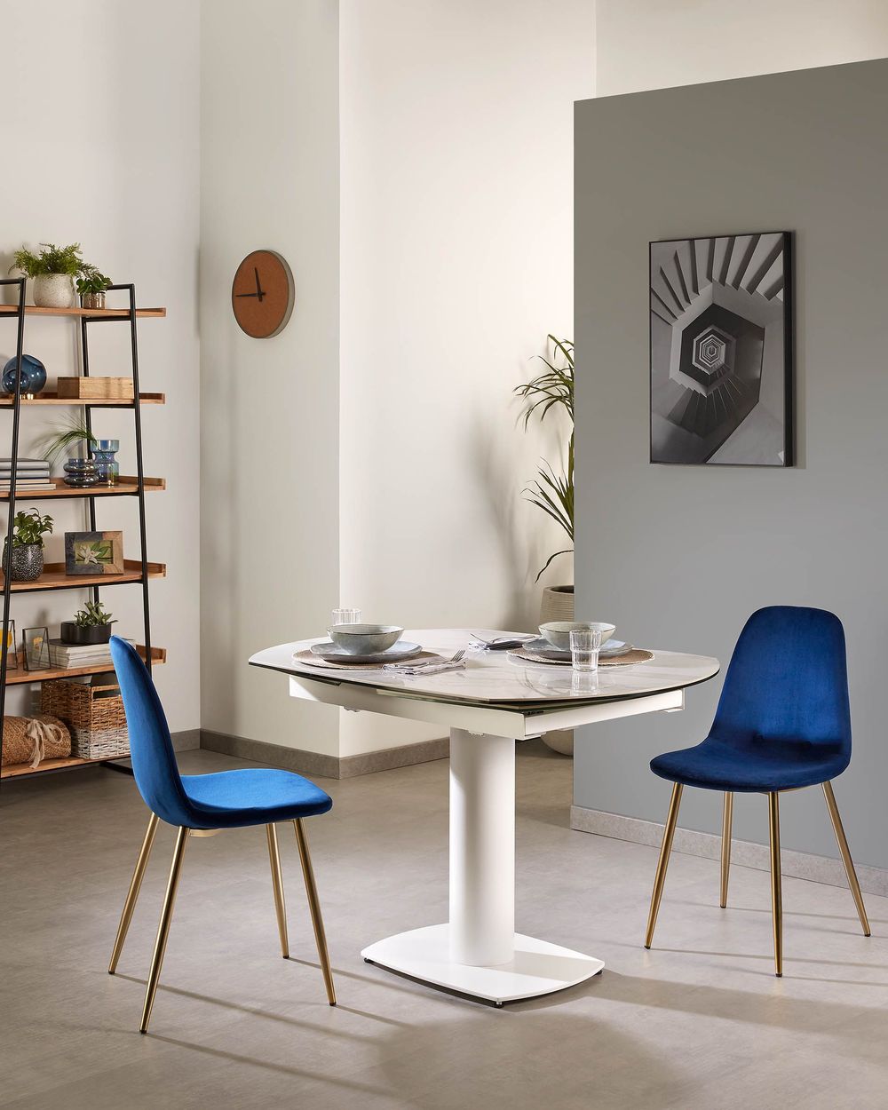 Stoel LISSY - Donkerblauw KAV CC1018J25