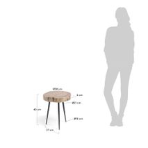 Bijzettafel hoog EIDER - Acacia KAV CC0408M43