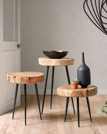 Bijzettafel hoog EIDER - Acacia KAV CC0408M43