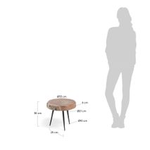 Bijzettafel hoog EIDER - Acacia KAV CC0409M43