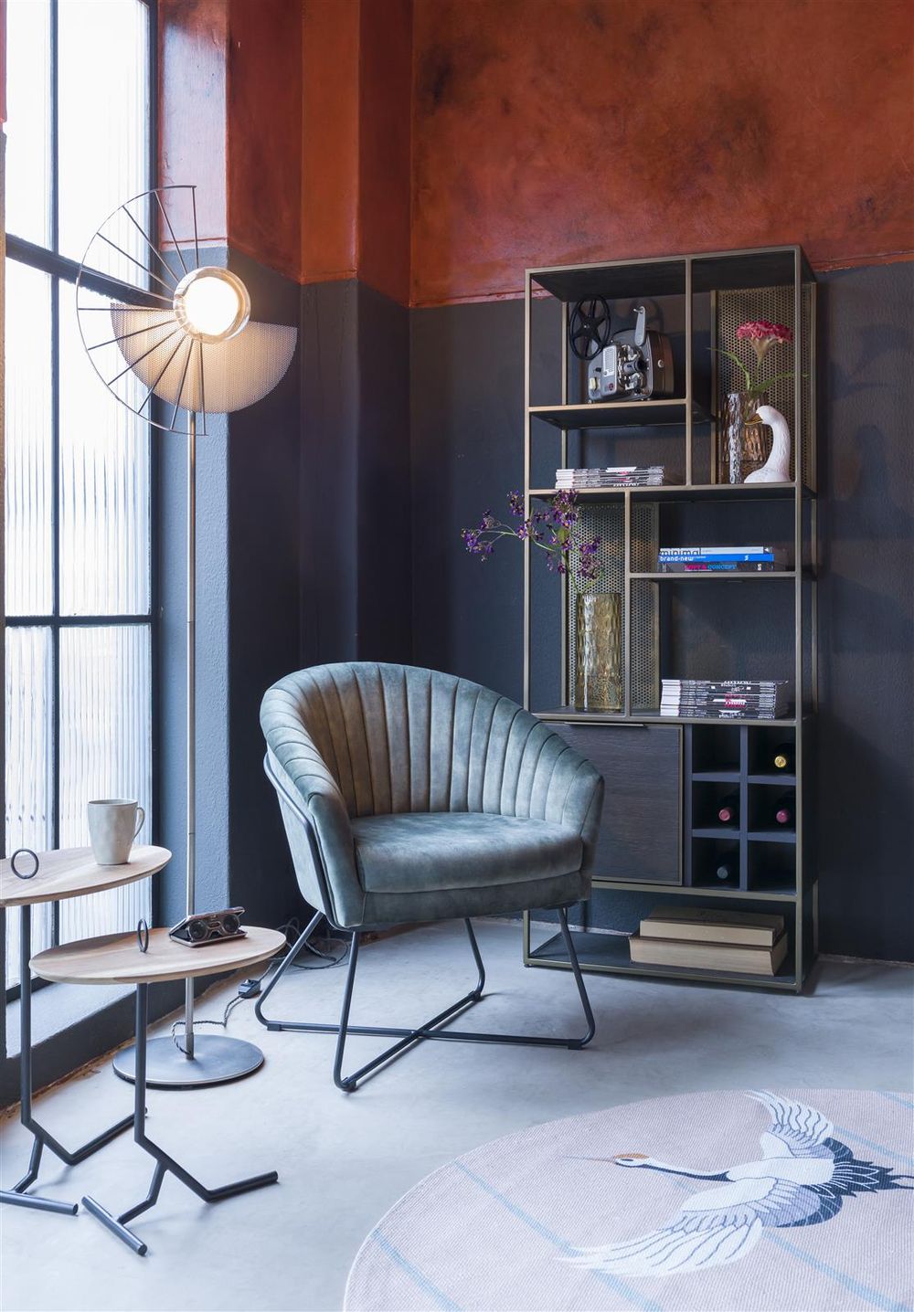 Boekenkast CITY - Castle Antraciet HEH 40941-CAN