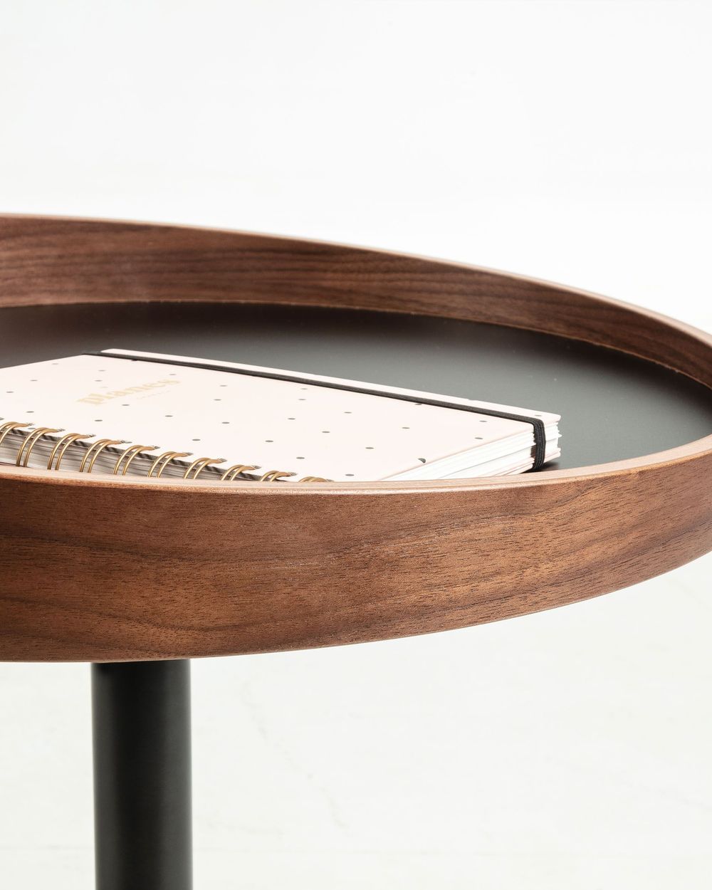 Bijzettafel KAORI - Zwart/Walnoot KAV CC0764M41