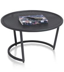 Bijzettafel CITY - Zwart metaal HEH 40950-OBL