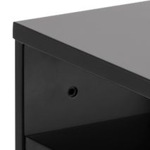 Zwevend nachtkastje ASHLAN - Zwart ACT-109-000002