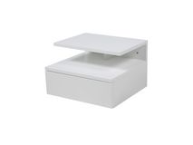 Zwevend nachtkastje ASHLAN - Zwart ACT-109-000001