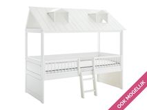 Kajuitbed BEACHHOUSE met accessoires - Wit gelakt C-SCE 47561 BEACHHOUSE