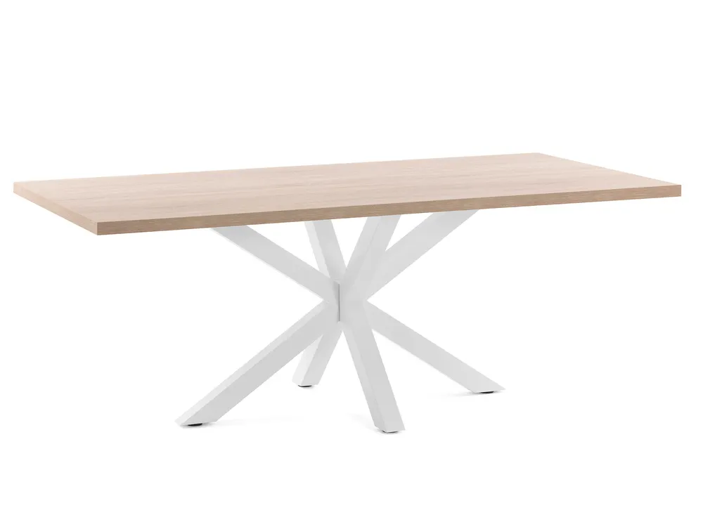 Eetkamertafel ARGO - Eik/wit KAV C360M46