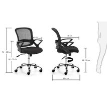 Bureaustoel TANGIER - Grijs KAV C564J01