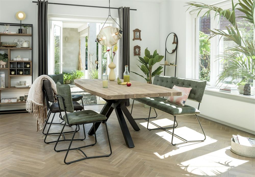 Eetkamerbank JULIEN - Antraciet HEH 36580-GRN