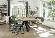 Eetkamerbank JULIEN - Antraciet HEH 36580-GRN