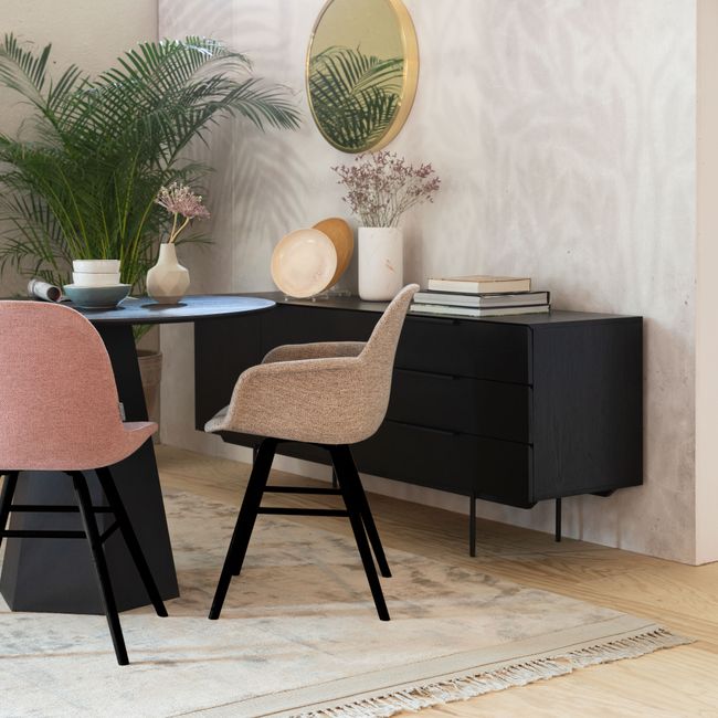 Armstoel ALBERT - Soft pink