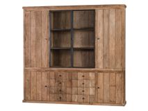 Vitrinekast Linda incl. led - Teak LEL-21-000012