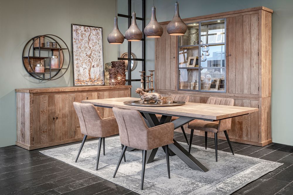 Tafel LIN - Teak/metaal LEL-21-000005